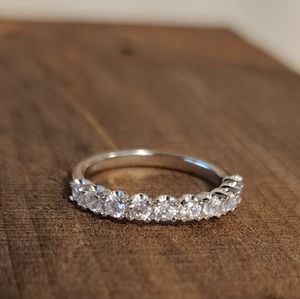 Silver Women Princess Crown Ring S925